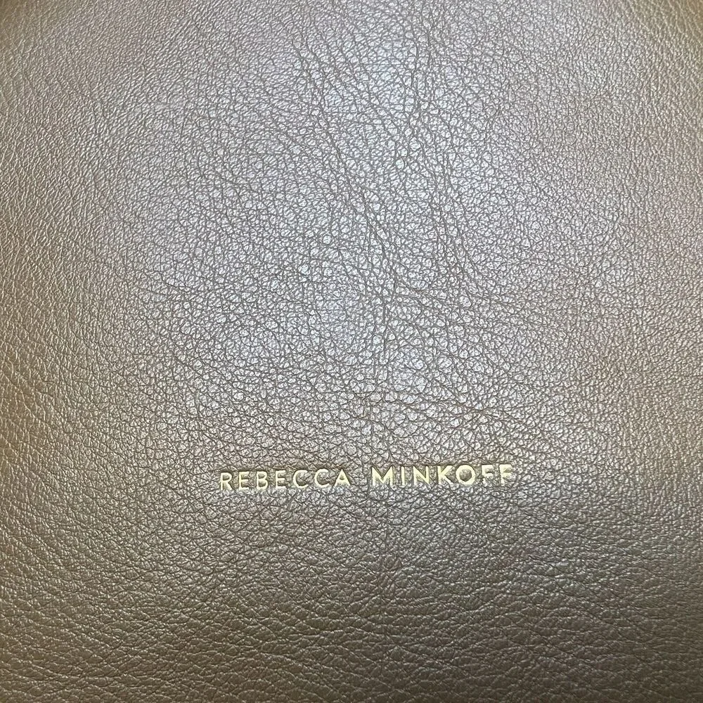 Rebecca Minkoff Megan Seaweed Color Leather Crossbody Shoulder Feedbag Style Bag